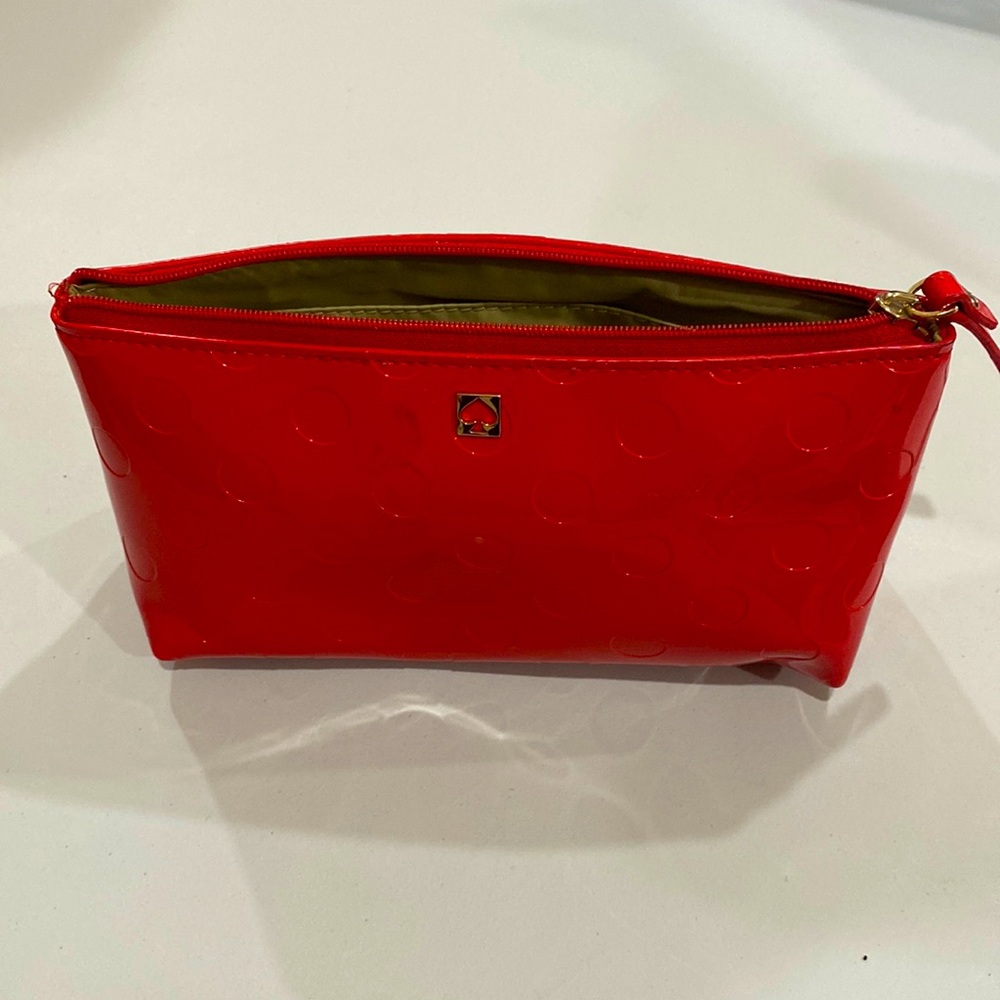 Kate spade makeup bag in red